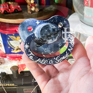 Christmas Moon Adult Pacifier